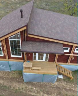 Гибкая черепица и цокольный сайдинг